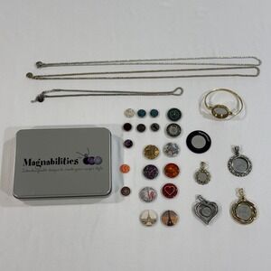 Magnabilities Interchangeable Jewelry 27 pc‎ Bundle Set Womens Magnetic Boho